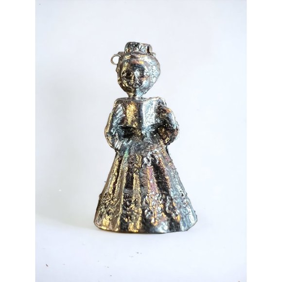 Vintage Mini Pewter Choir Girls Figurines Songbook Mandolin - Picture 9 of 10